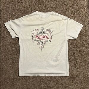 Von Dutch Off-White Short Sleeve Tee